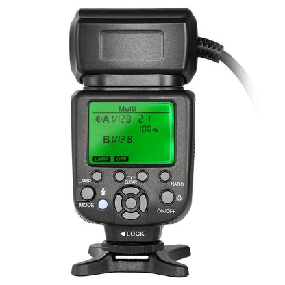 TRIOPO TR-15EX Macro Ring TTL Flash Light with 6 Different Size Adapter Rings For Canon E-TTL