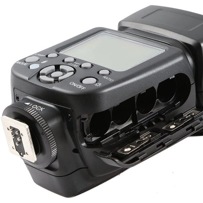 TRIOPO TR-15EX Macro Ring TTL Flash Light with 6 Different Size Adapter Rings For Canon E-TTL