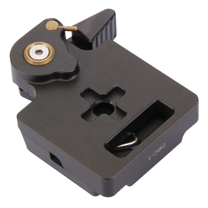 Fittest DBC-1 Aluminium Alloy Quick Release Clamp Adapter with 200PL-14 Quick Release Plate for Camera Tripod, DBC-1