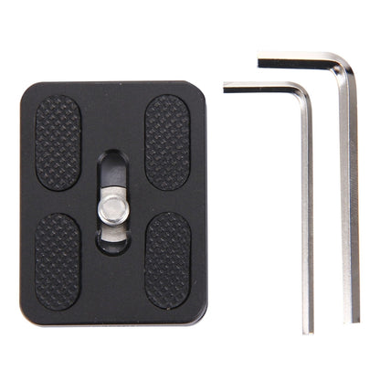Fittest PU-50 Universal Aluminium Alloy Quick Release Plate with Rubber Cushion, PU-50