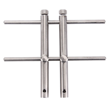 LRT-03 Professional DSLR Camera Lens Stainless Steel Spanner Wrench Open Repair Tool Kit with 3 Pairs of Spare Head