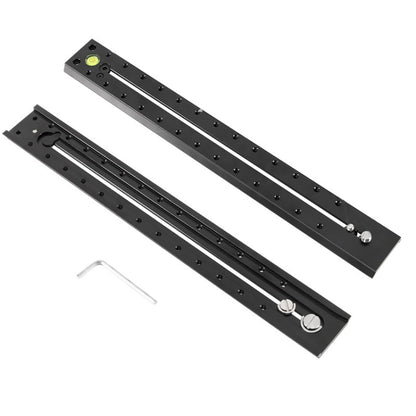 BEXIN B380-50 380mm Length Aluminum Alloy Extended Quick Release Plate for Manfrotto / Sachtler