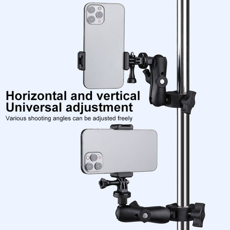 360 Rotation Adjustable Action Camera Bike Motorcycle Handlebar Holder, Standard Version