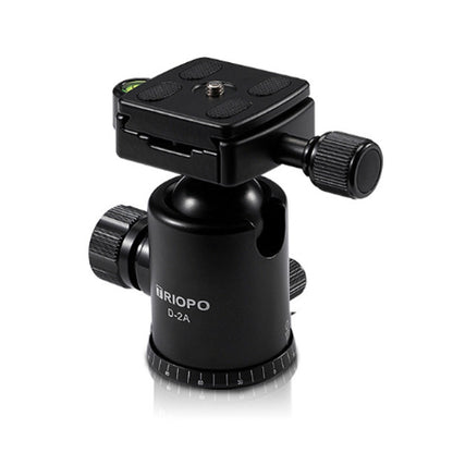TRIOPO D-2A 360 Degree Rotation Aluminum Alloy Tripod 36mm Ball Head with Quick Release Plate, D-2A