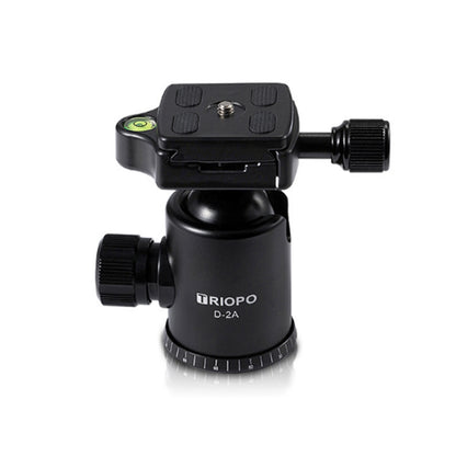 TRIOPO D-2A 360 Degree Rotation Aluminum Alloy Tripod 36mm Ball Head with Quick Release Plate, D-2A