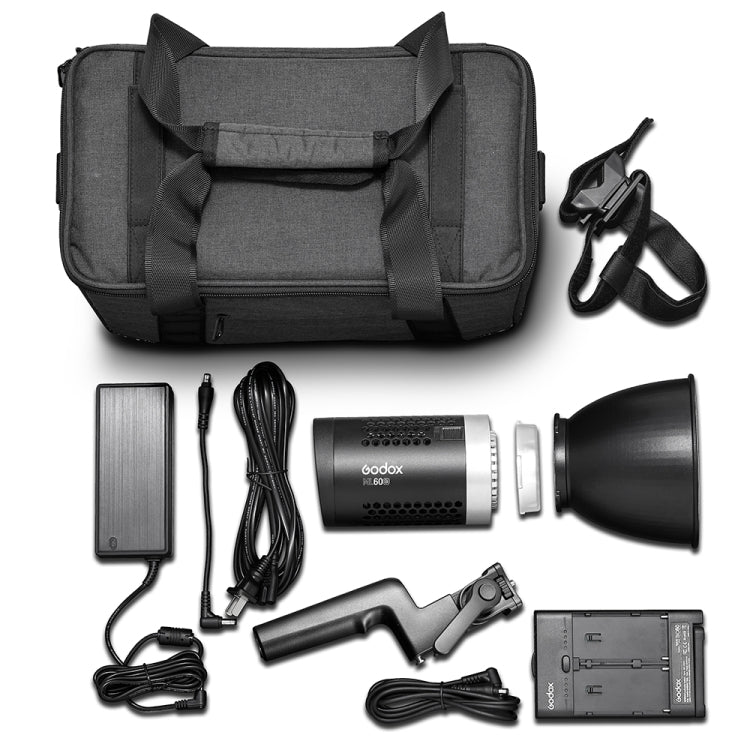 Godox ML60BI 60W LED Light 2800-6500K Brightness Adjustment Video Studio Flash Light, ML60BI