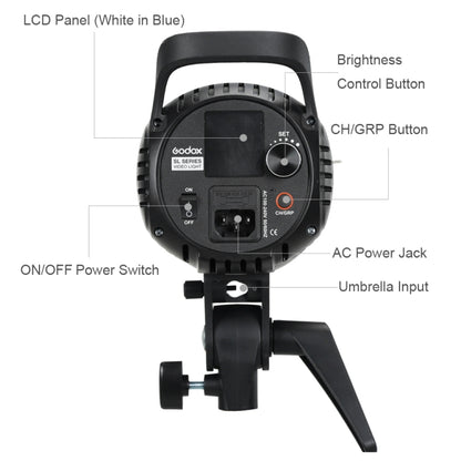 Godox SL60W LED Light Studio Continuous Photo Video Light, SL60W