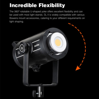 Godox SL150II 150W 5600K Daylight-balanced LED Light Studio Continuous Photo Video Light, SL150II