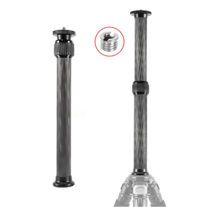 BEXIN P222C 234mm-393mm Tripod Extension Pole Carbon Fiber Center Column Tripod Extender, P222C