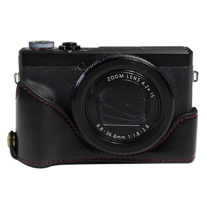 1/4 inch Thread PU Leather Camera Half Case Base for Canon G7 X Mark III / G7 X3, For Canon G7 X Mark III / G7 X3, For Canon G7 X Mark III
