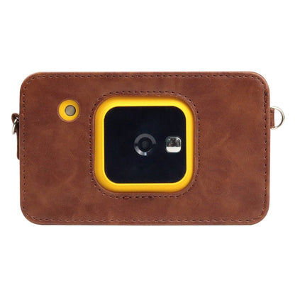 For Kodak Mini Shot2 C210 instax Full Body Camera PU Leather Case Bag with Strap, For Kodak Mini Shot2 C210