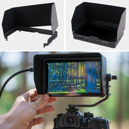 FEELWORLD F6 Plus V2 6 inch 3D LUT Touch Screen DSLR Camera Field Monitor, IPS FHD1920x1080 4K HDMI Input & Output, with Tilt Arm, F6 Plus V2