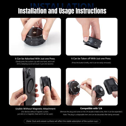 STARTRC Universal Electric Magnetic Suction Cup Mount, Suction Cup Mount