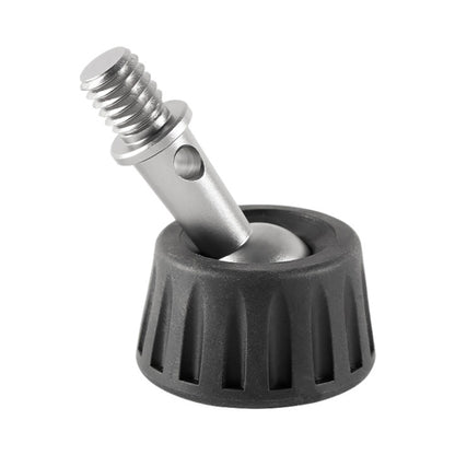BEXIN GSF34-S Tripod 3/8 inch Stainless Steel Foot Spikes Plastic Foot Pad, GSF34-S