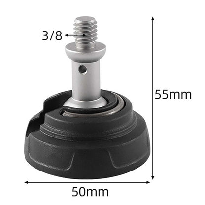 BEXIN GSF50-S Tripod 3/8 inch Stainless Steel Foot Spikes Plastic Foot Pad, GSF50-S