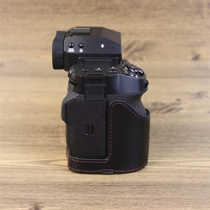For Fujifilm XH2S 1/4 inch Thread PU Leather Camera Half Case Base, For Fujifilm XH2S