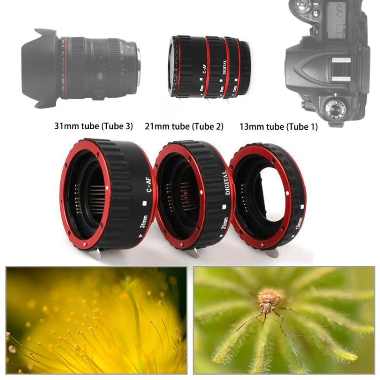 Camera Macro Adapter Ring Close-Up Adapter for Canon EF Lens / EF-S Lens, ABS Macro Adapter Ring