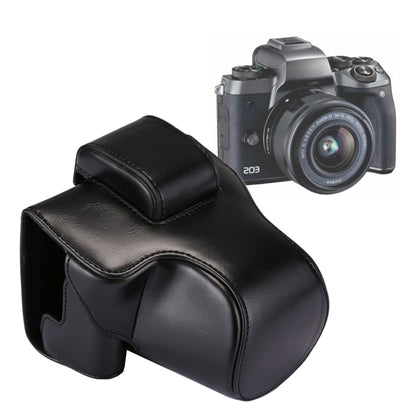 Full Body Camera PU Leather Case Bag with Strap for Canon EOS M5, For EOS M5