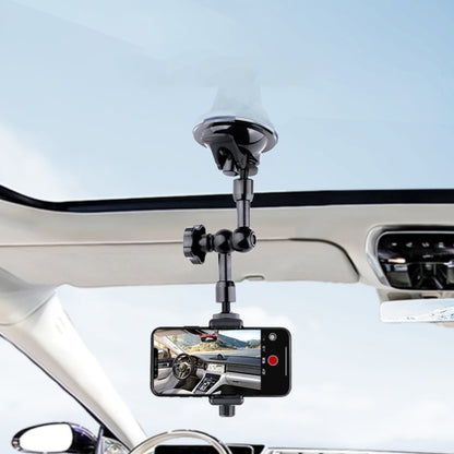 27cm Single Suction Cup Articulating Friction Magic Arm Phone Clamp Mount, 27cm