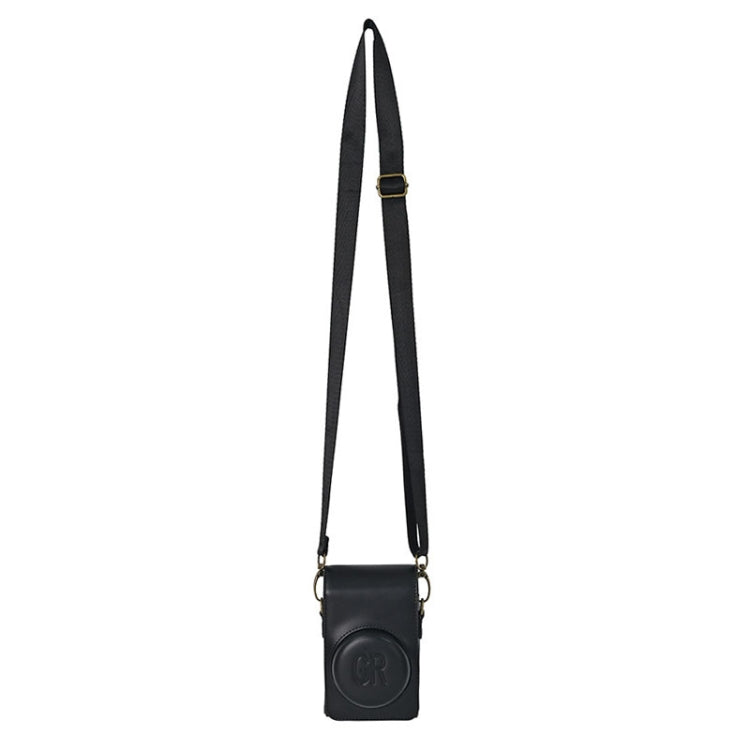 Full Body Camera PU Leather Case Bag with Strap for Ricoh GR / GRII / GRIII, Casio ZR1200 / ZR1500/ ZR2000/ ZR3500, ZR3600 / ZR3700 / ZR5500