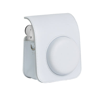 For FUJIFILM instax mini 12 Full Body Leather Case Camera Bag with Strap
