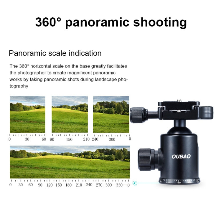 TRIOPO Oubao A-308S Adjustable Portable  Aluminum Alloy Tripod with Ball Head for SLR Camera, A-308S