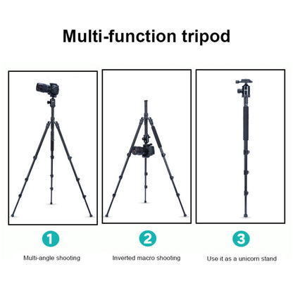 TRIOPO Oubao A-308S Adjustable Portable  Aluminum Alloy Tripod with Ball Head for SLR Camera, A-308S
