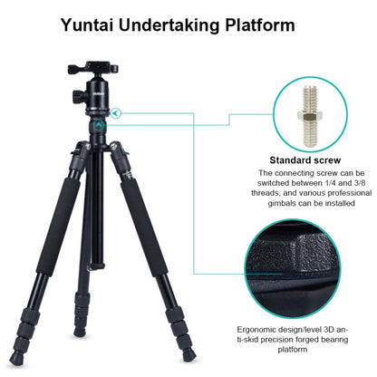 TRIOPO Oubao A-308S Adjustable Portable  Aluminum Alloy Tripod with Ball Head for SLR Camera, A-308S