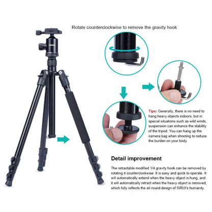TRIOPO Oubao A-308S Adjustable Portable  Aluminum Alloy Tripod with Ball Head for SLR Camera, A-308S