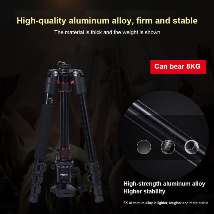 TRIOPO Oubao A-208S Adjustable Portable  Aluminum Alloy Tripod with Ball Head for SLR Camera, A-208S