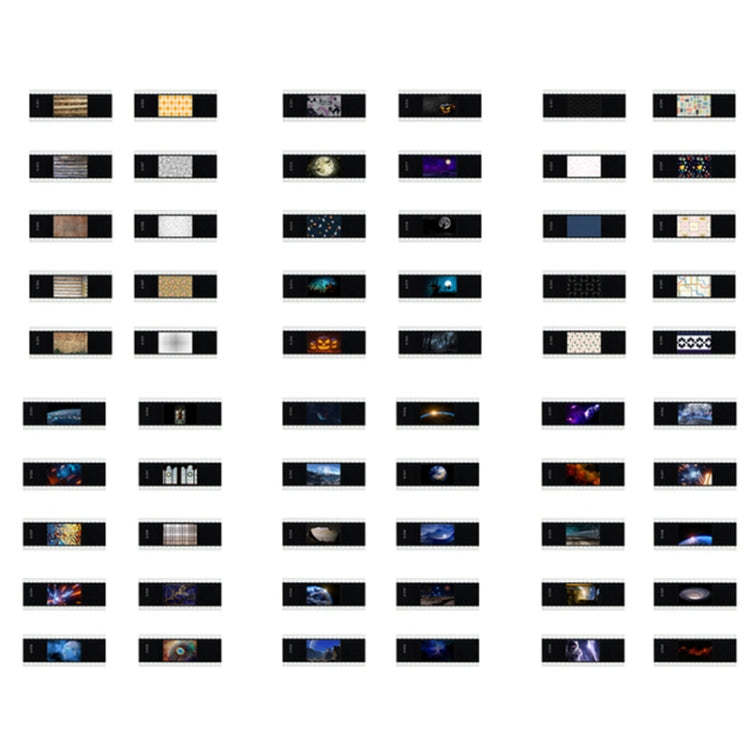 Godox AK-S 60 in 1 Transparencies Collection Full Slide Set for Godox AK-R21 Projection Kit, AK-S