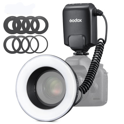 Godox ML-150II On-camera Macro Ring Flash Light with 8 Different Size Adapter Rings, ML-150II