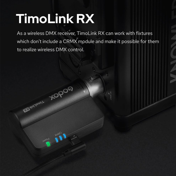 Godox TimoLink RX Wireless DMX Receiver, Receiver