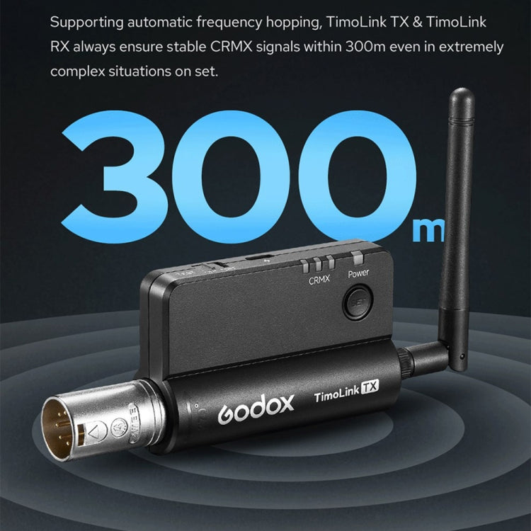 Godox TimoLink TX & RX Wireless DMX Transmitter & Receiver, Transmitter & Receiver