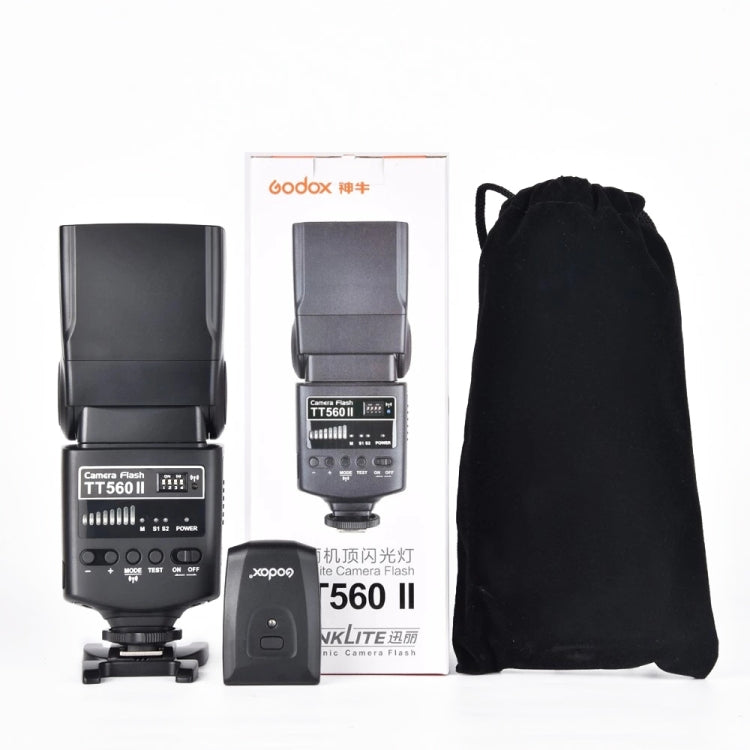 Godox TT560II Wireless 433MHz GN38 Camera Flash Speedlite Light, TT560II