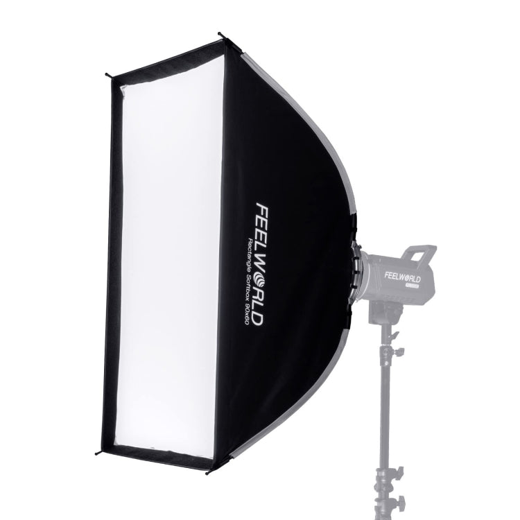 FEELWORLD FSR90 60x90cm Rectangular Softbox Quick Release Bowens Mount Diffuser, FSR90 60x90cm