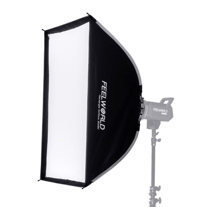 FEELWORLD FSR90 60x90cm Rectangular Softbox Quick Release Bowens Mount Diffuser, FSR90 60x90cm
