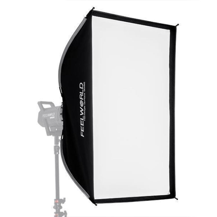 FEELWORLD FSR90 60x90cm Rectangular Softbox Quick Release Bowens Mount Diffuser, FSR90 60x90cm