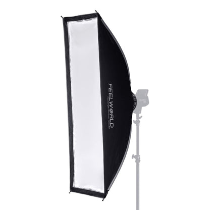 FEELWORLD FSR120 30x120cm Rectangular Softbox Quick Release Bowens Mount Diffuser, FSR120 30x120cm