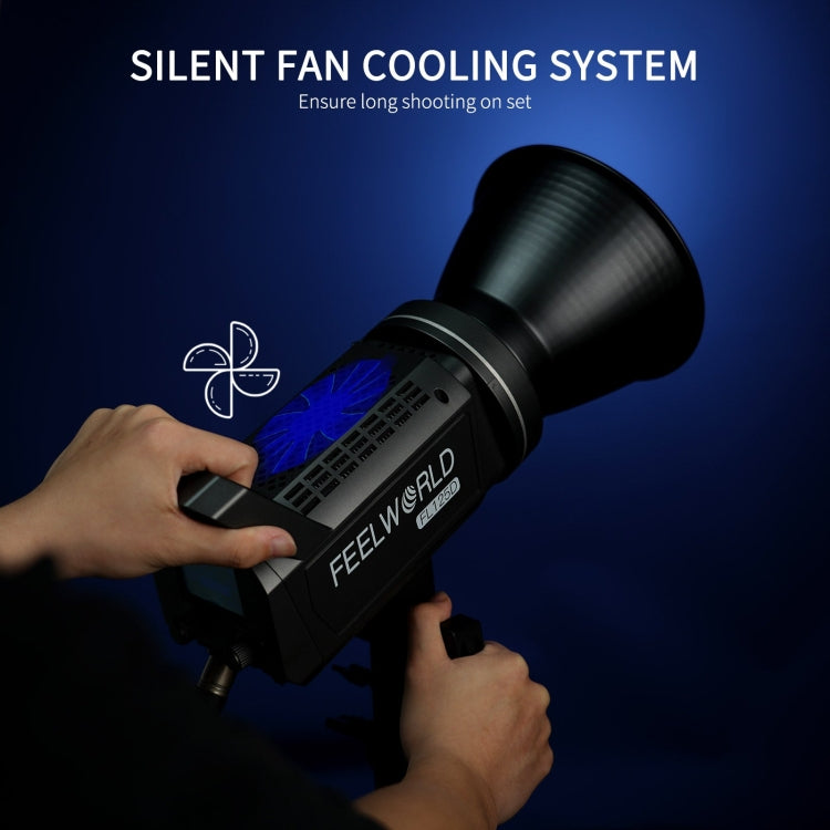 FEELWORLD FL125D 125W Daylight Point Source Video Light, Bluetooth APP Control, FL125D
