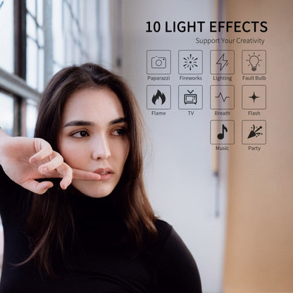 FEELWORLD FL125D 125W Daylight Point Source Video Light, Bluetooth APP Control, FL125D