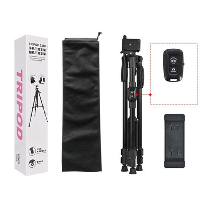 3388 1.3m Portable Phone Live Selfie Tripod DV SLR Camera Stand, 3388 1.3m