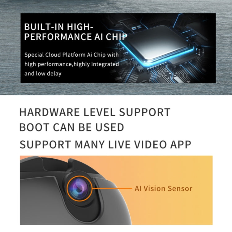 Q9 Al Gesture Recognition Two Axis Follow-up Cloud Platform, Q9 (Dark Gray), Q9 (Gun Metal), Q9 (Gold)