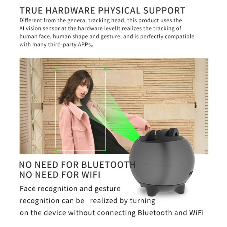 Q9 Al Gesture Recognition Two Axis Follow-up Cloud Platform, Q9 (Dark Gray), Q9 (Gun Metal), Q9 (Gold)