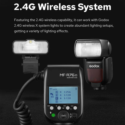 Godox MF-R76N TTL Macro Ring Flash for Nikon, MF-R76N