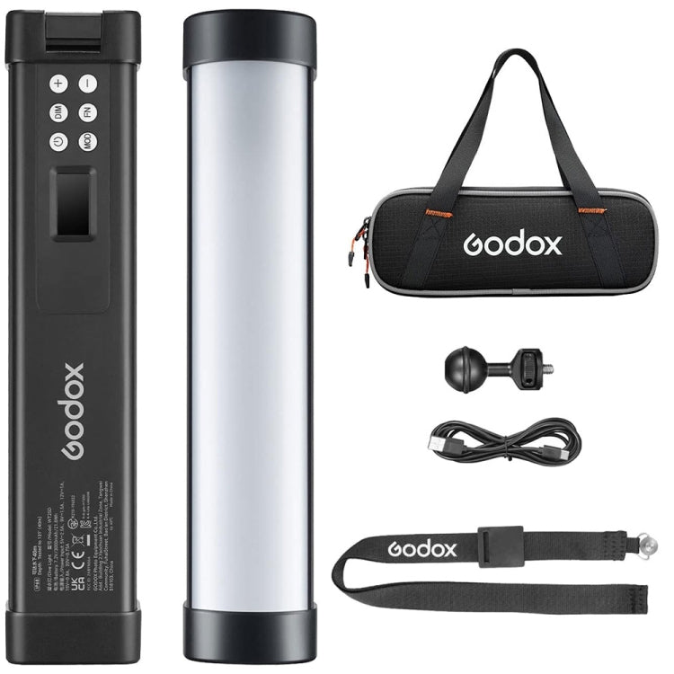 Godox WT25R Waterproof Tube Light  25cm RGB Photo Video Fill Light, WT25R