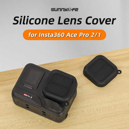 For Insta360 Ace Pro 2 Sunnylife Silicone Lens Cap Protector Lens Cover, For Insta360 Ace Pro 2 / 1