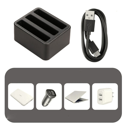 For Insta360 X4 Tri-Slot Batteries Fast Charger, For Insta360 X4
