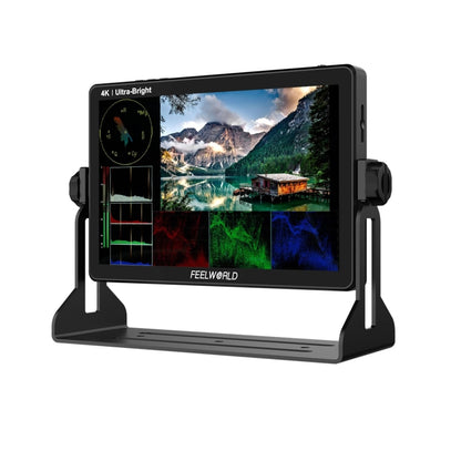 FEELWORLD LUT11H 10.1 Inch Ultra Bright 2000nit DSLR Camera Field Monitor Touch Screen 4K HDMI F970 External Power and Install Kit, LUT11H