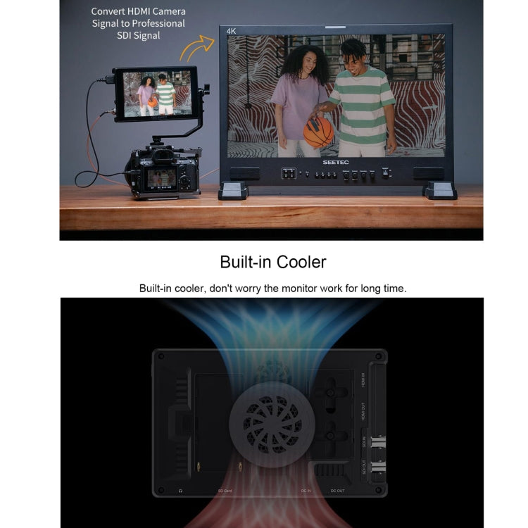 FEELWORLD SH7 7-inch Ultra Bright 2200nit On-camera Monitor SDI HDMI Cross Conversion